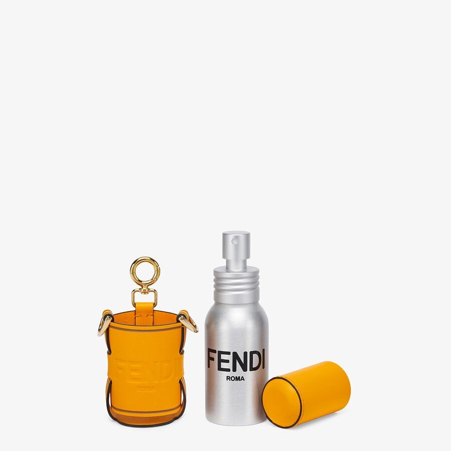 Orange leather dispenser holder - 2