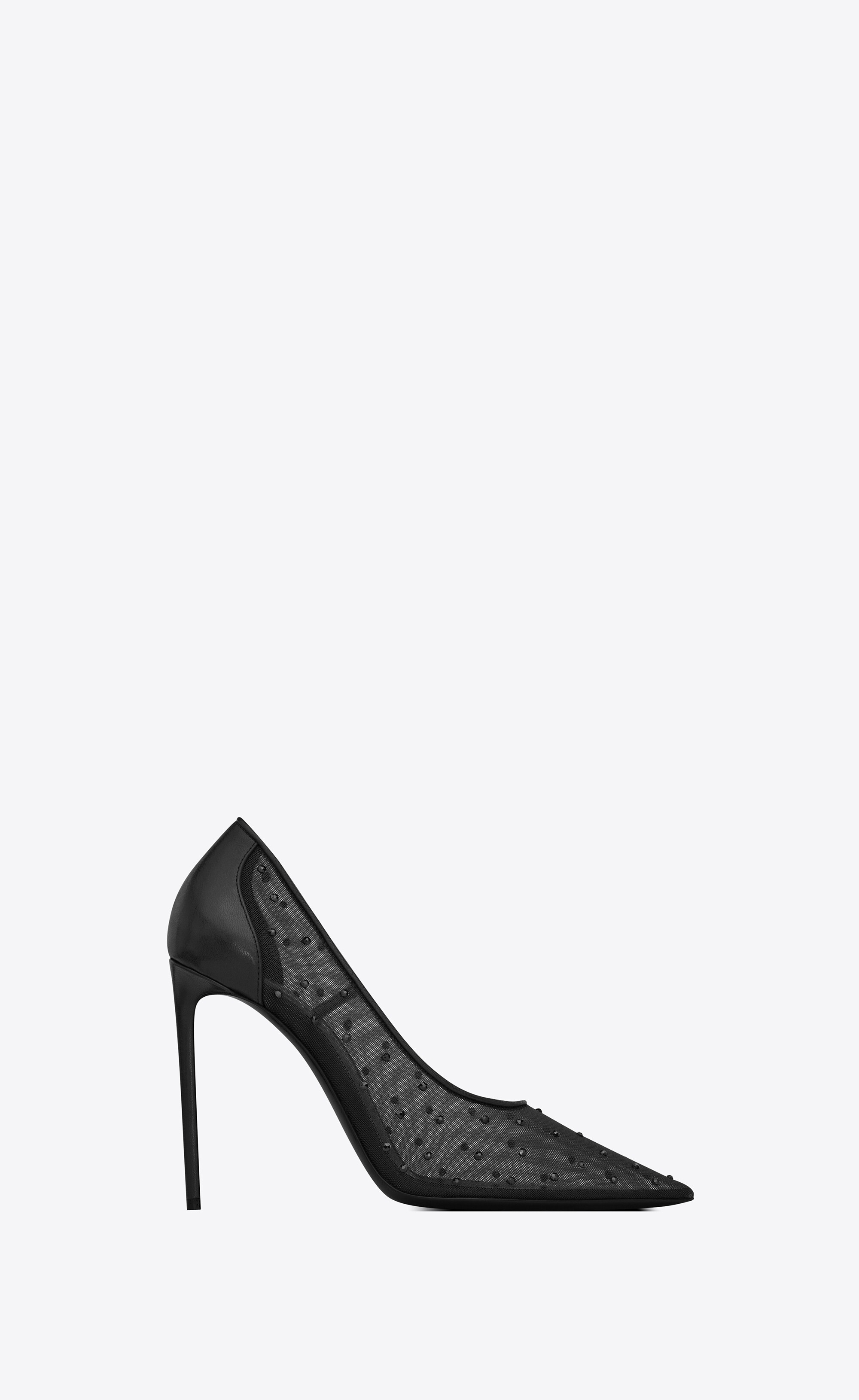 anja pumps in rhinestone mesh - 1