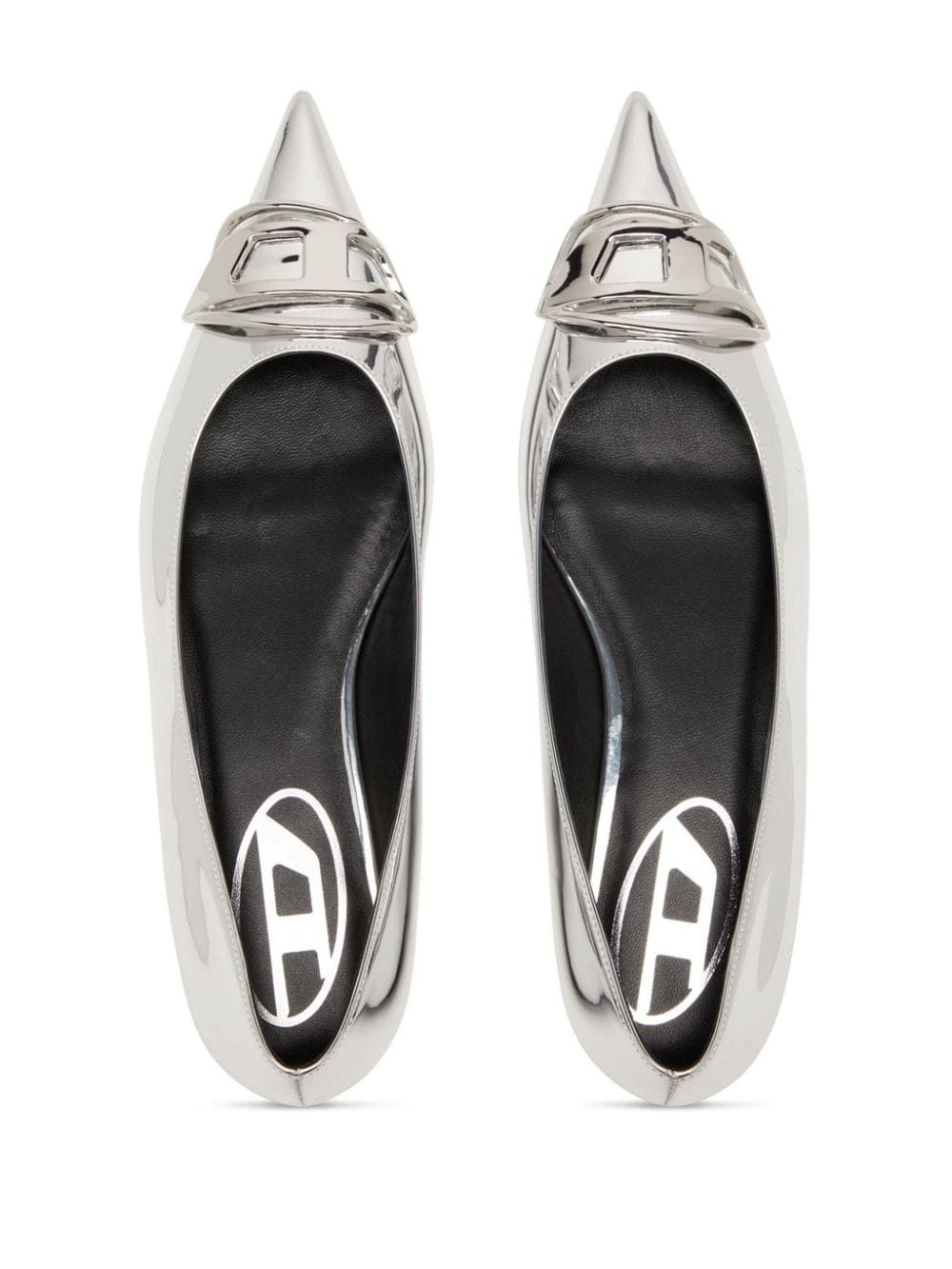 D-venus leather ballerina shoes - 5