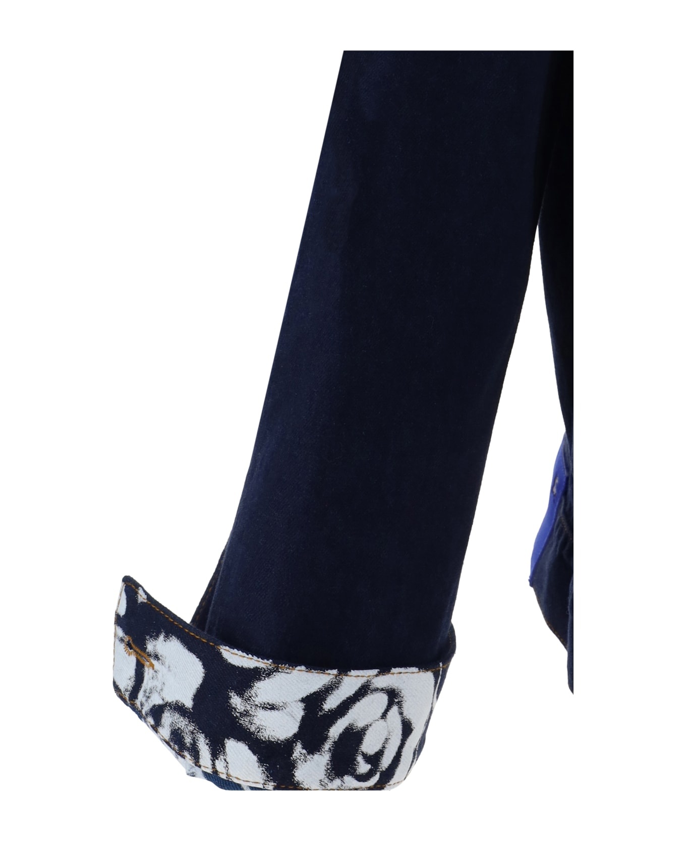 Indigo Blue Cotton Jacket - 4