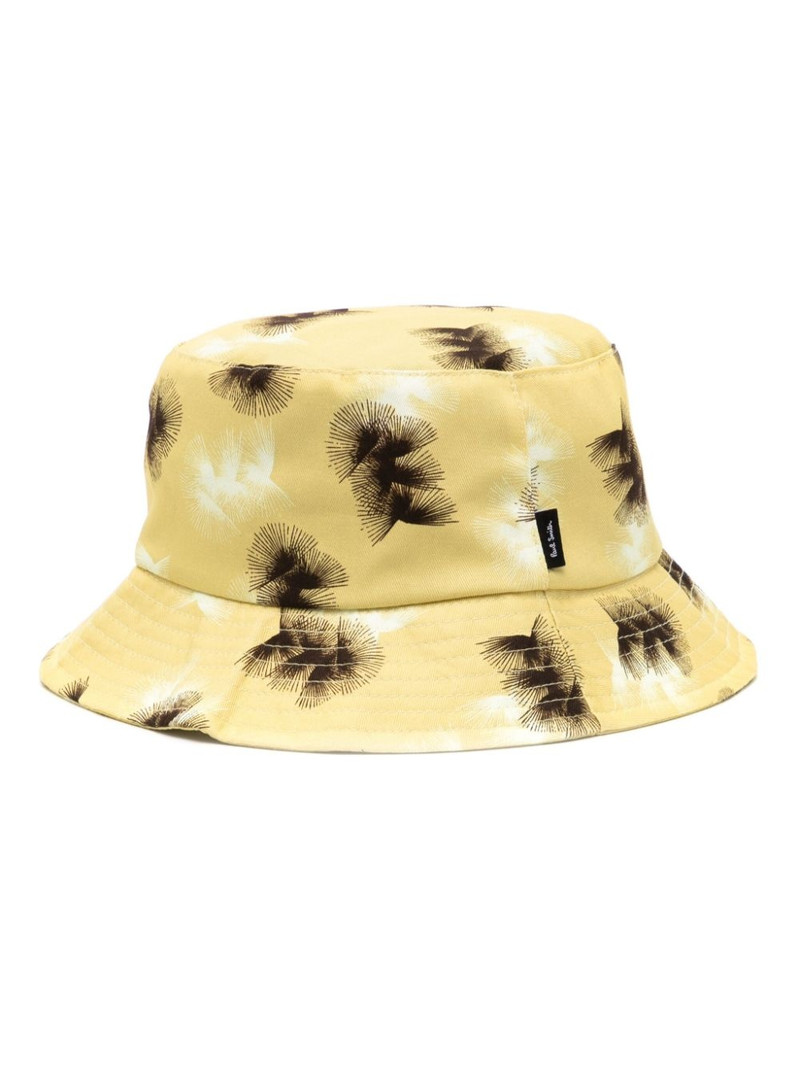 graphic-print cotton bucket hat - 1