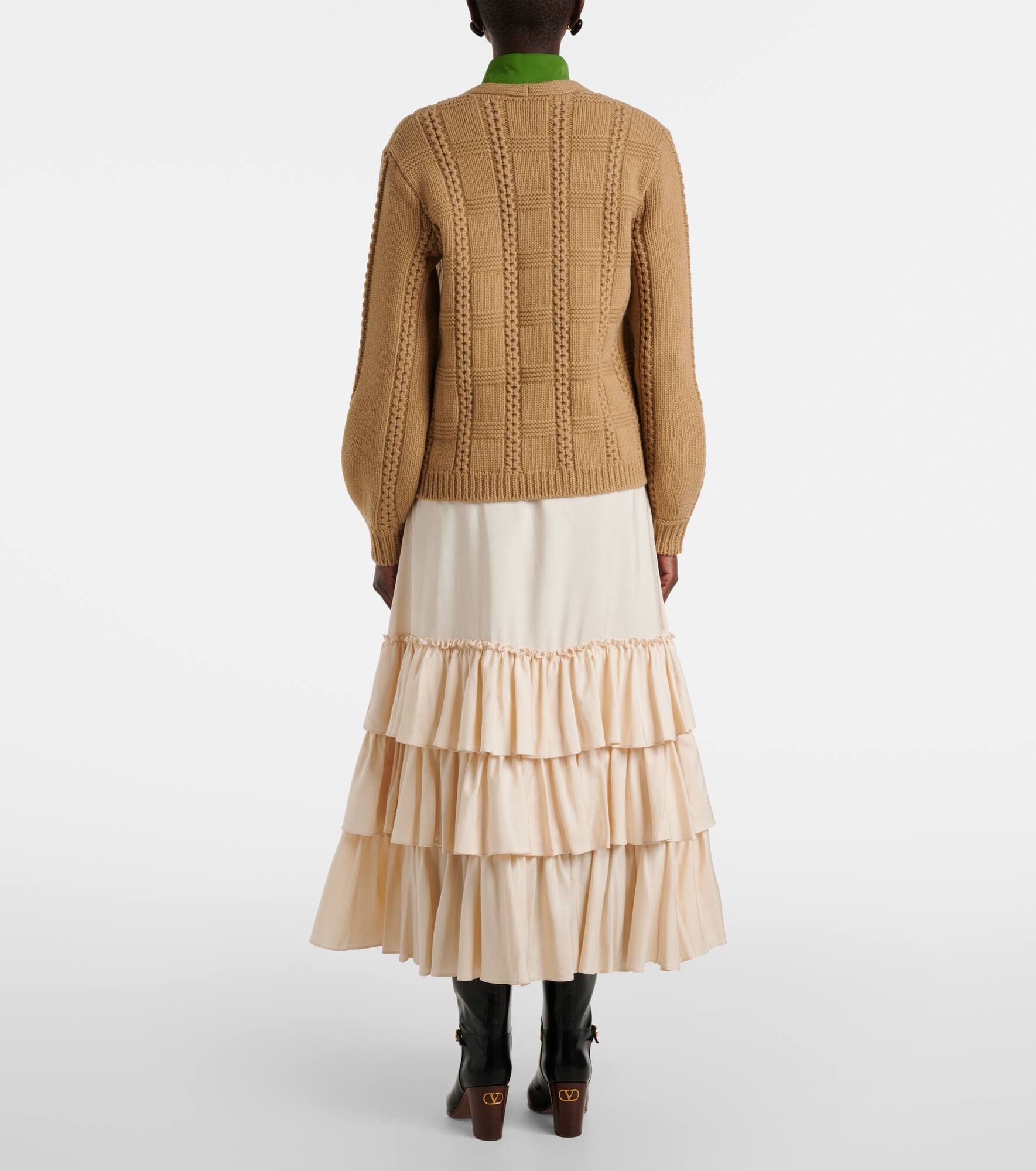Virgin wool cardigan - 3