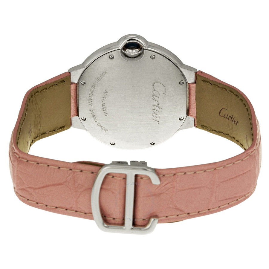 Cartier Ballon Bleu de Cartier Silvered Opaline Dial 18kt White Gold Medium Watch WE900651 - 3