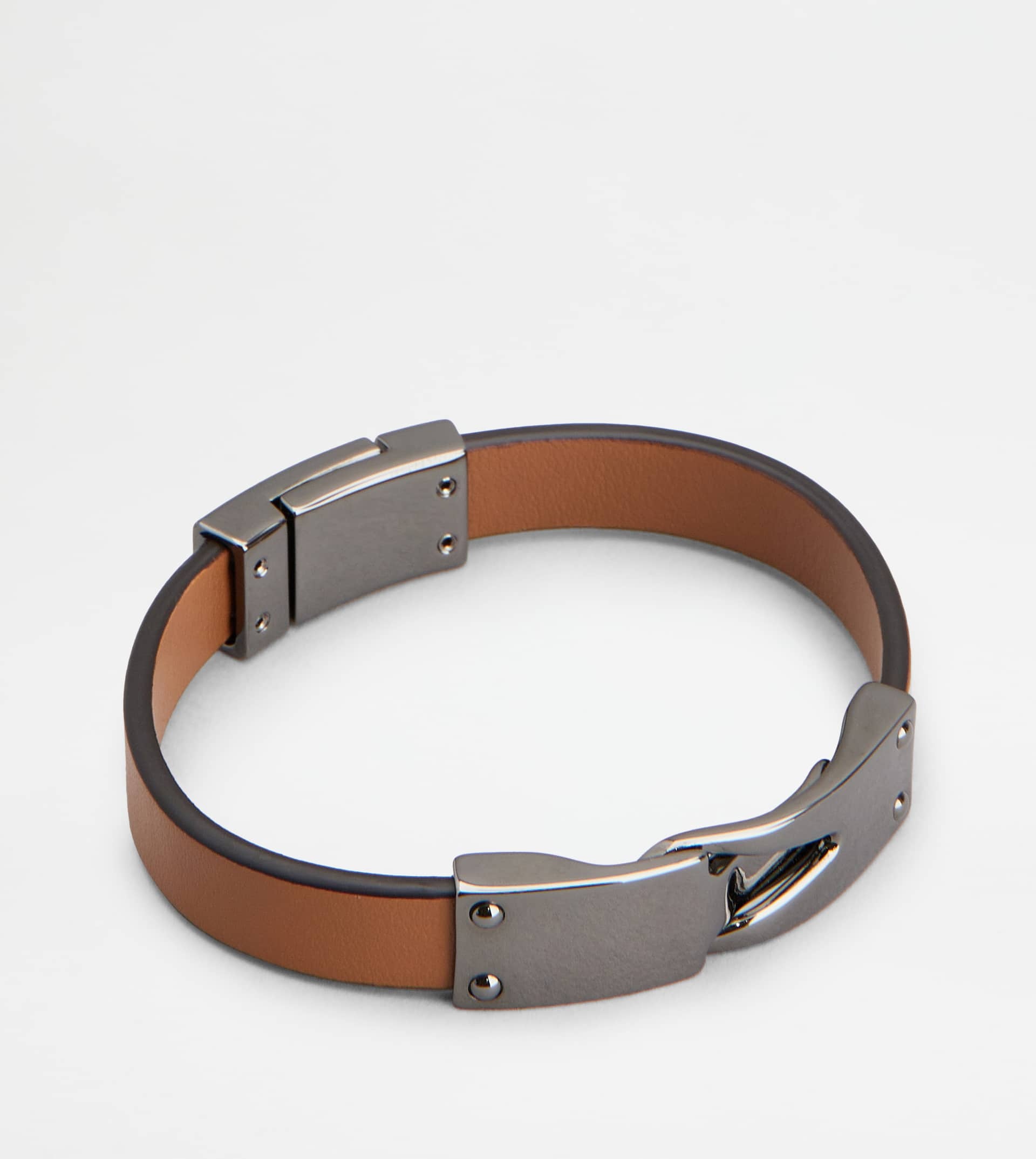 BRACELET IN LEATHER - BROWN - 2