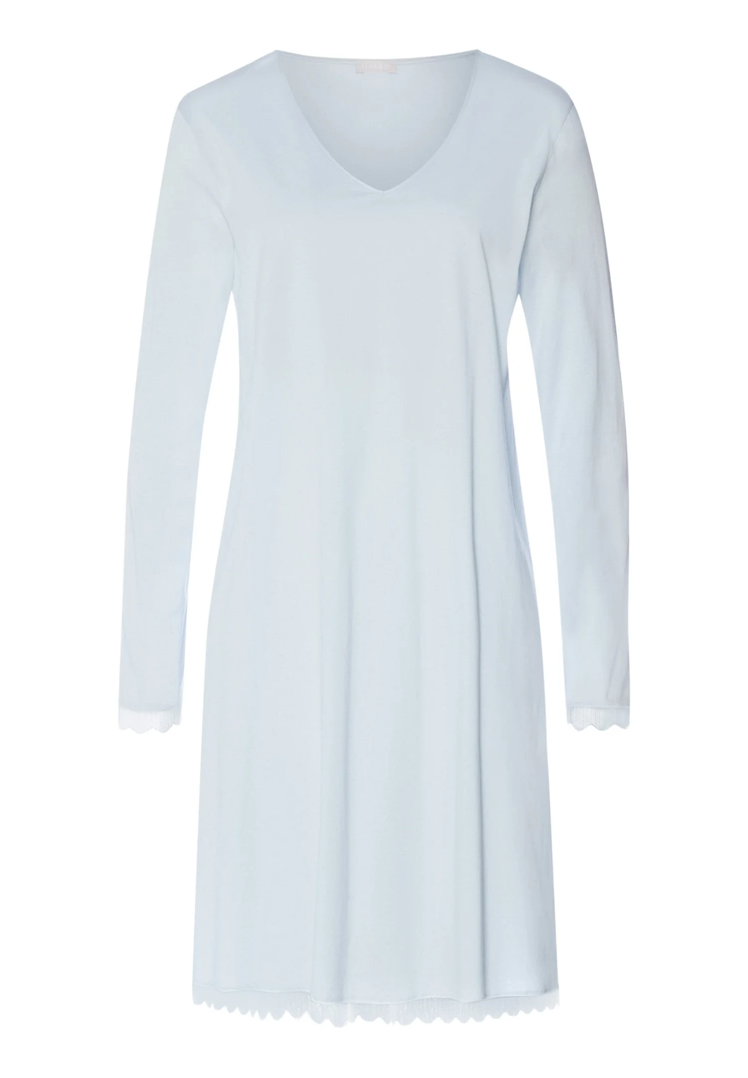 Inaya Scalloped Lace Cotton Nightgown - 1
