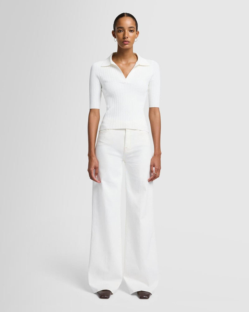 7 For All Mankind Luxe Vintage Lotta in Sugar outlook