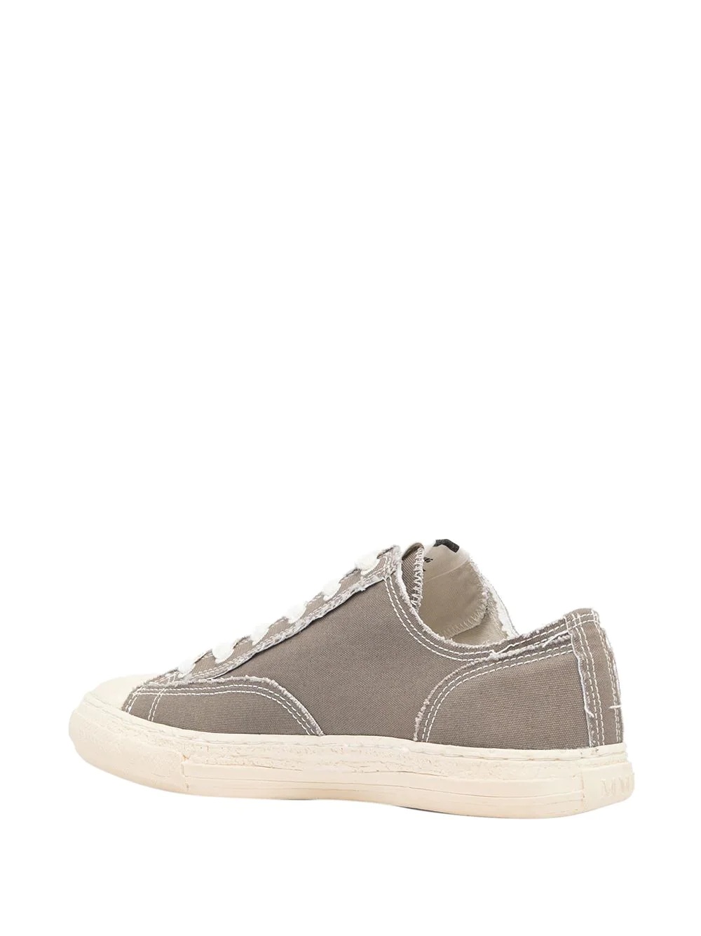 General Scale contrast-stitch sneakers - 3