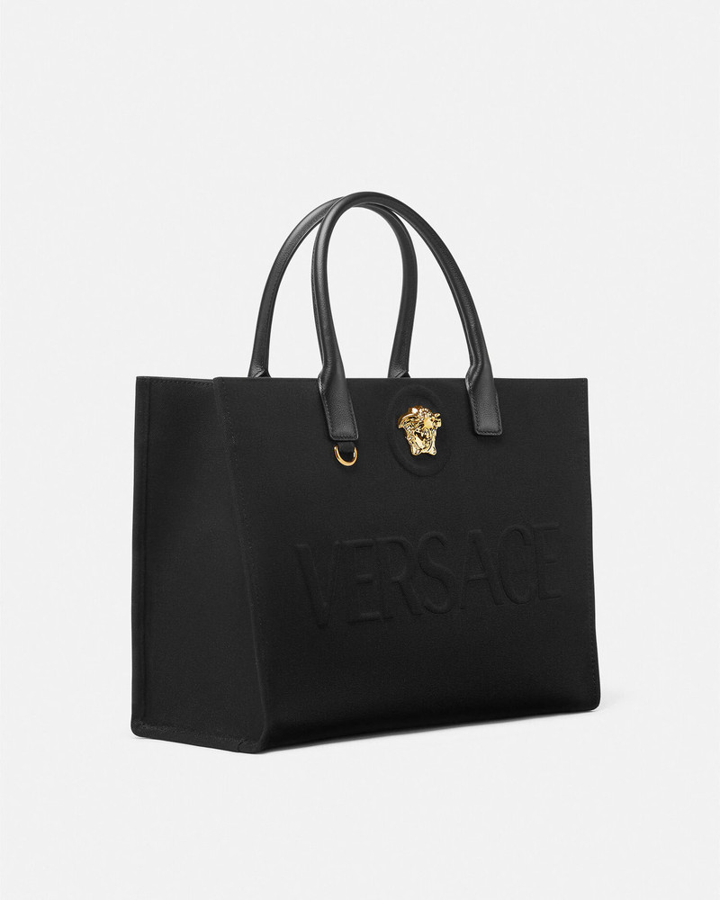 VERSACE La Medusa Canvas Large Tote Bag outlook