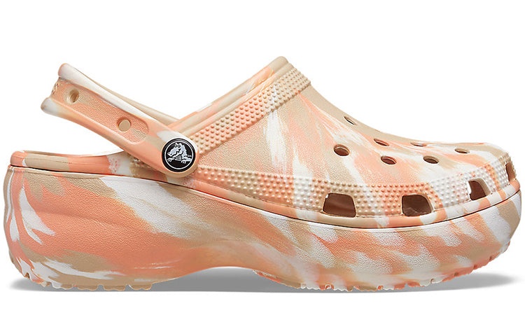(WMNS) Crocs Classic Platformmarbled Clog 207176-2ZM - 3
