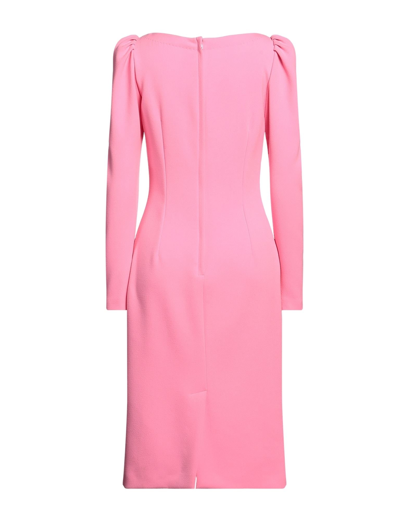 Pink Women's Midi Dress - 2