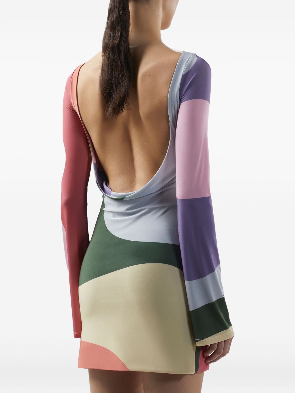 Rainbow mini dress - 5