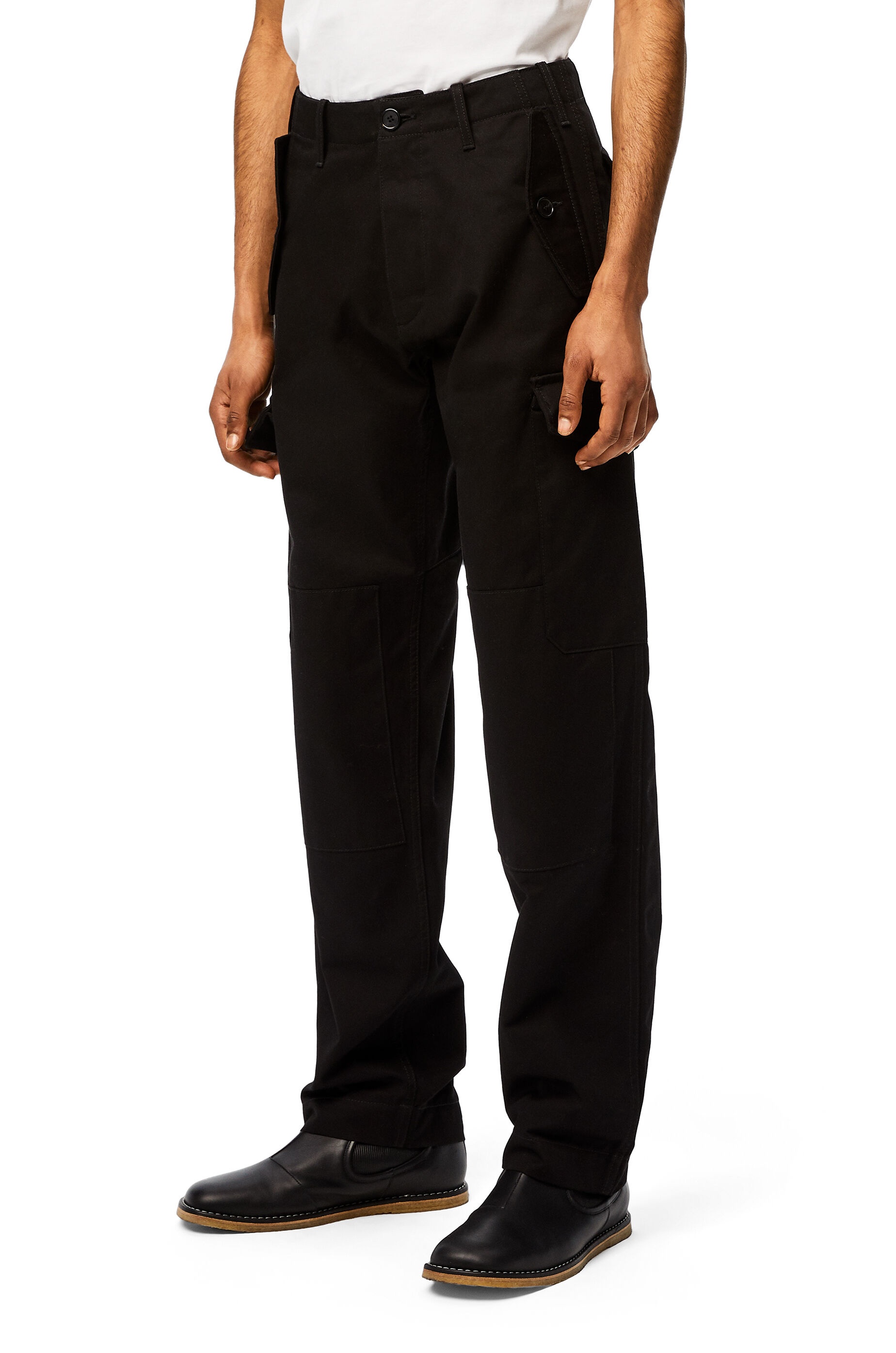 Cargo trousers in cotton - 3