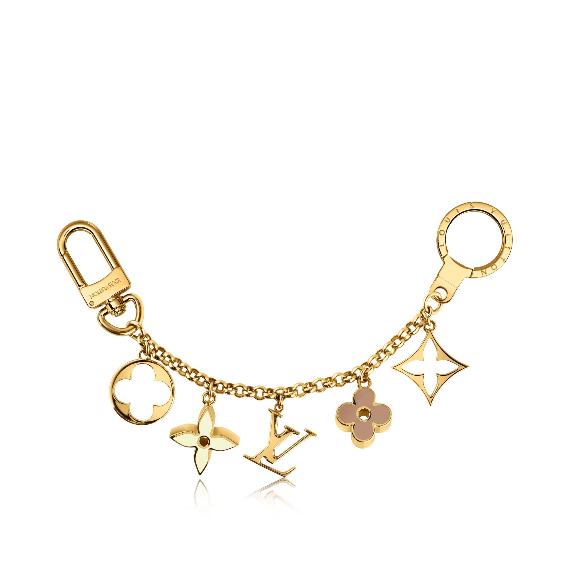 Fleur de Monogram Bag Charm Chain - 1