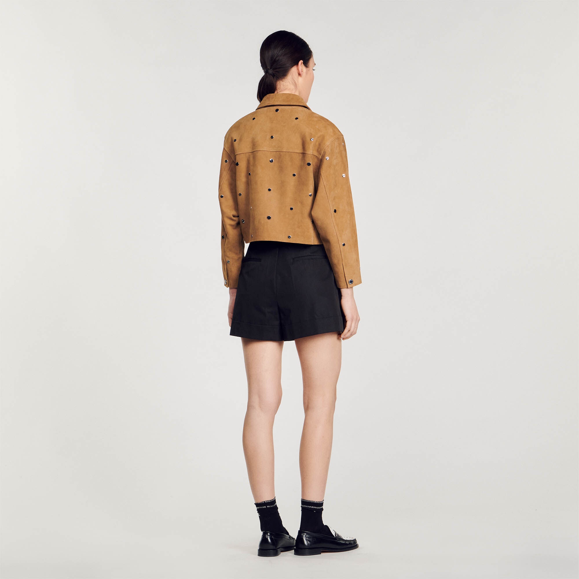 STUDDED SUEDE JACKET - 6