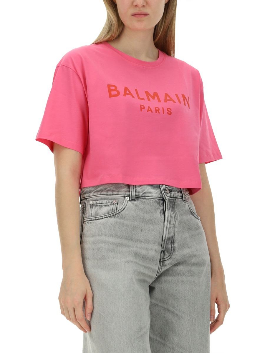 Balmain BALMAIN T-SHIRT WITH LOGO - 4