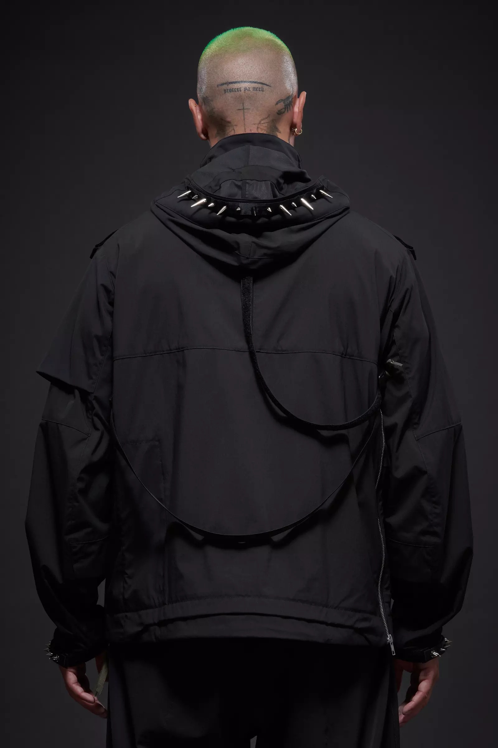 J1WB-E Encapsulated Nylon Interops Jacket Black - 5