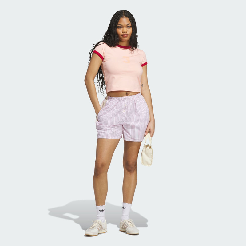 GRAPHIC RINGER BABY TEE 4
