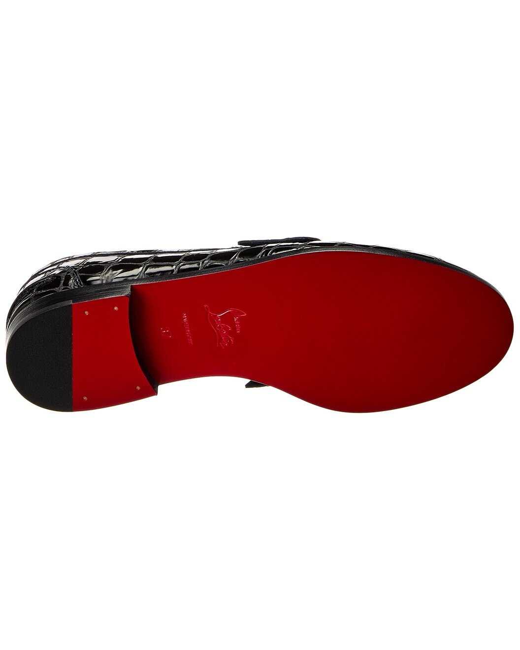Christian Louboutin Penny Alligator-Embossed Leather Loafer - 4