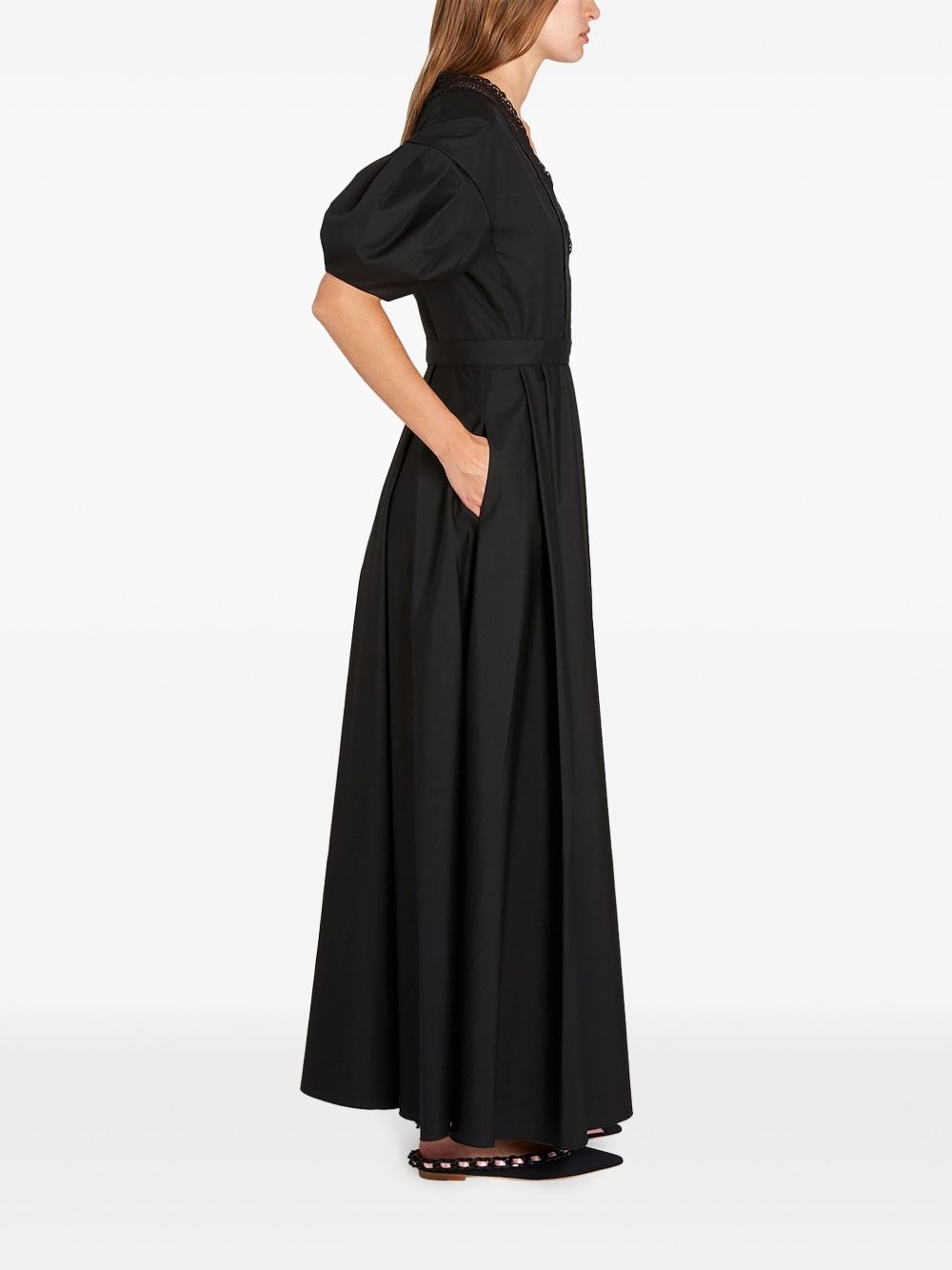 poplin midi dress - 3