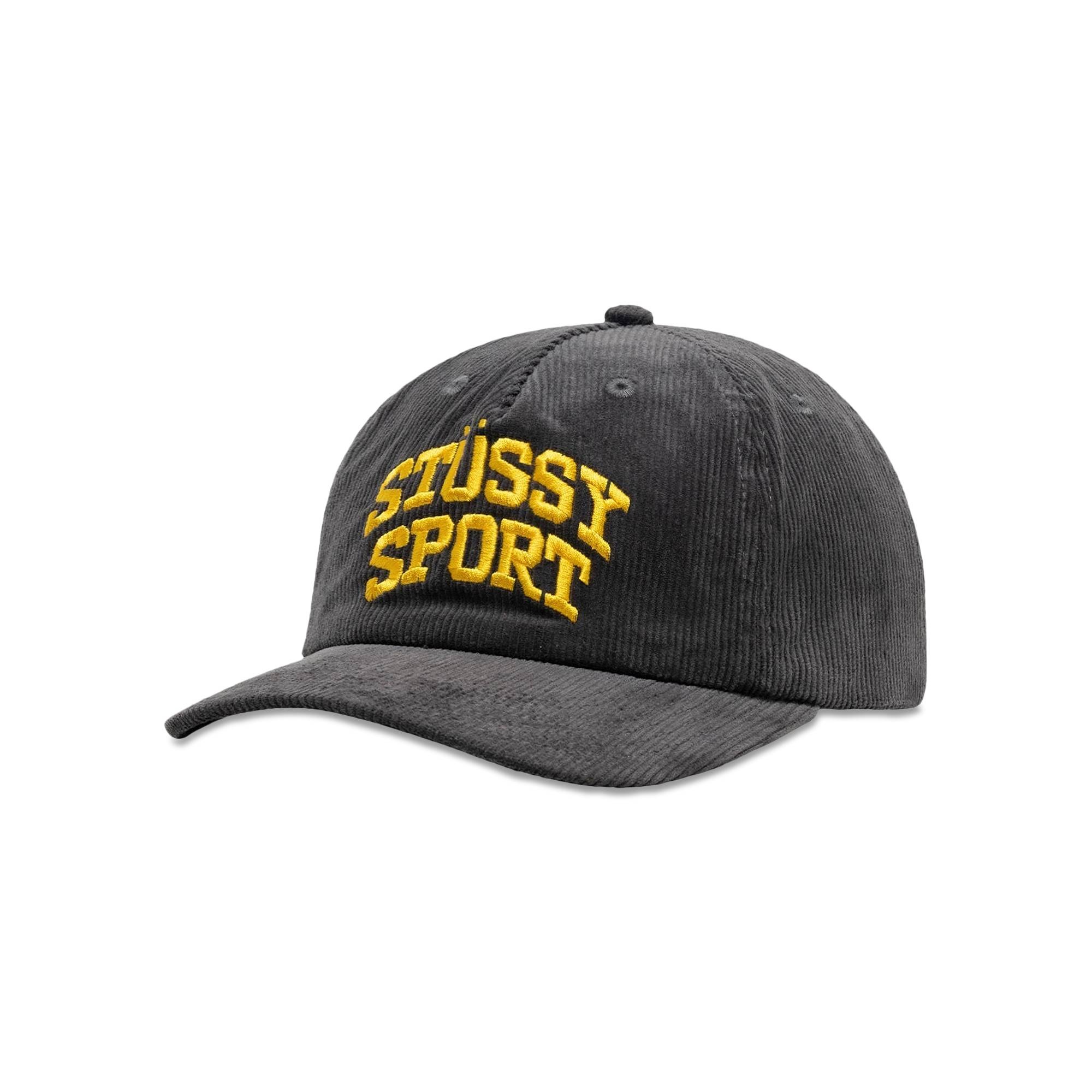 Stüssy Stussy Mid-Depth Sport Arch Strapback 'Charcoal' | REVERSIBLE