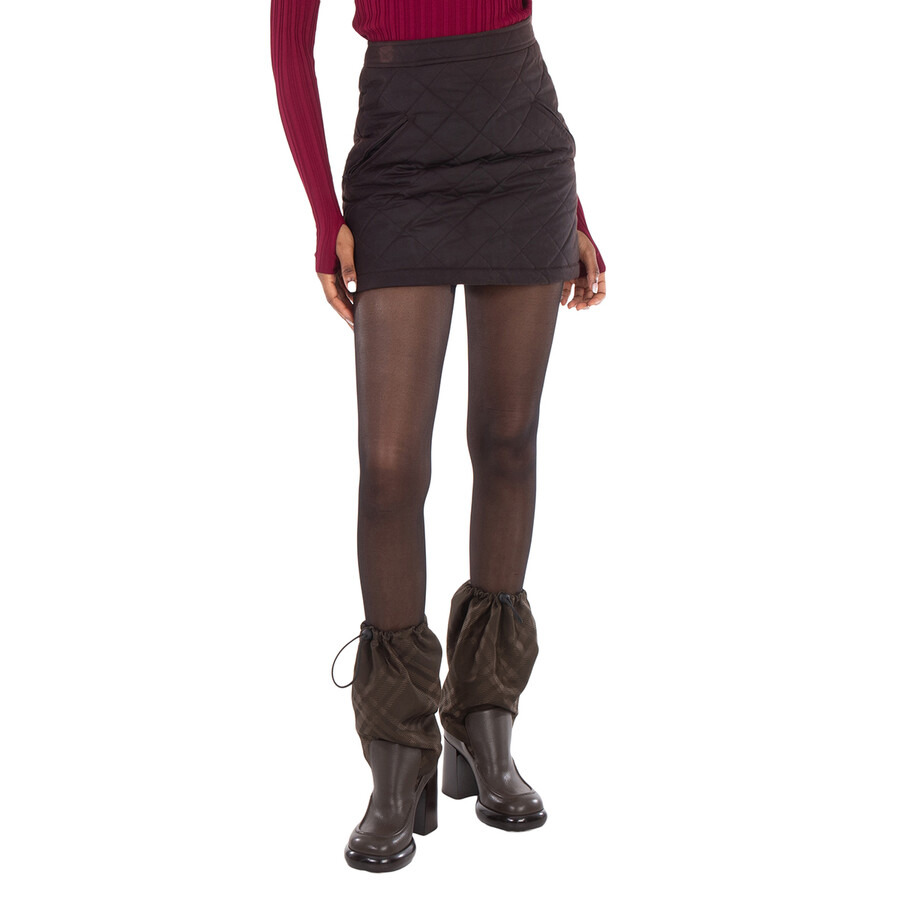 Burberry Casia High-Waist Quilted Skirt - 3
