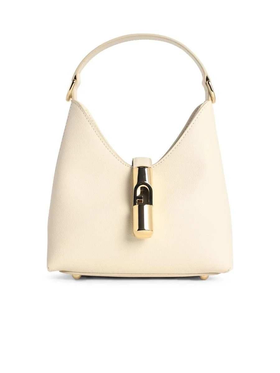 Furla Cream Leather 'Hobo Iris' Mini Bag - 1