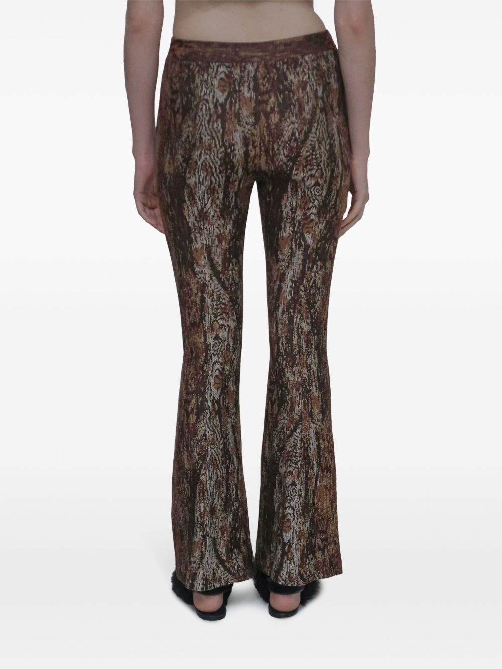 cropped flared trousers - 4