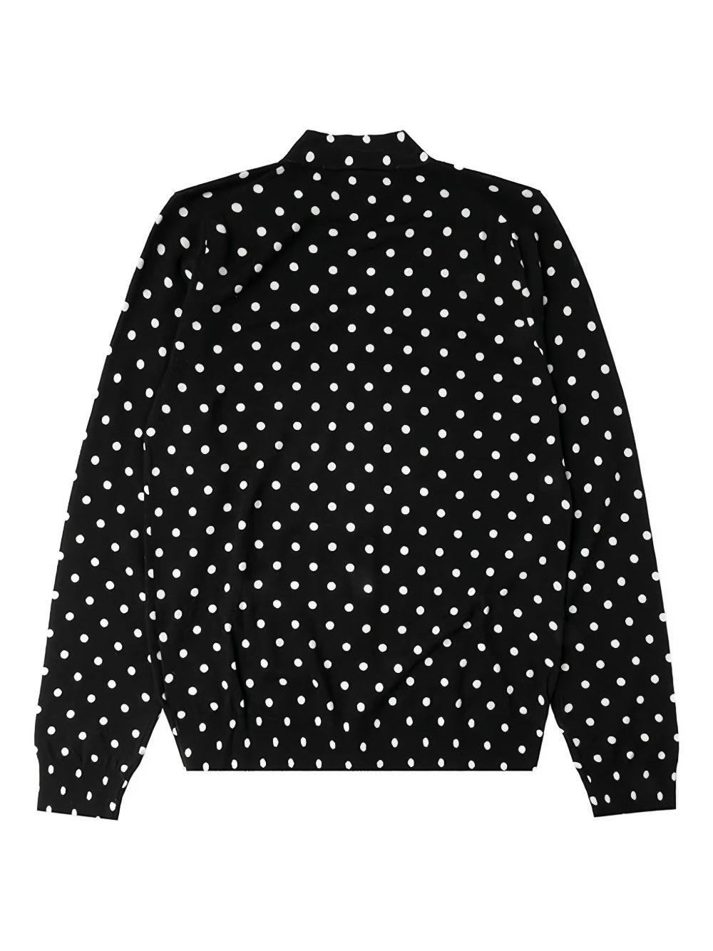 polka-dot heart-patch cardigan - 2