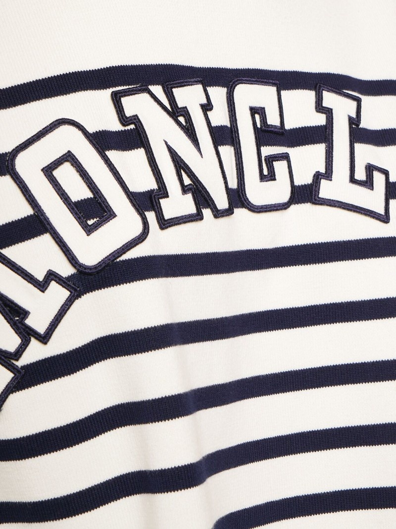 Striped cotton t-shirt w/ logo - 4