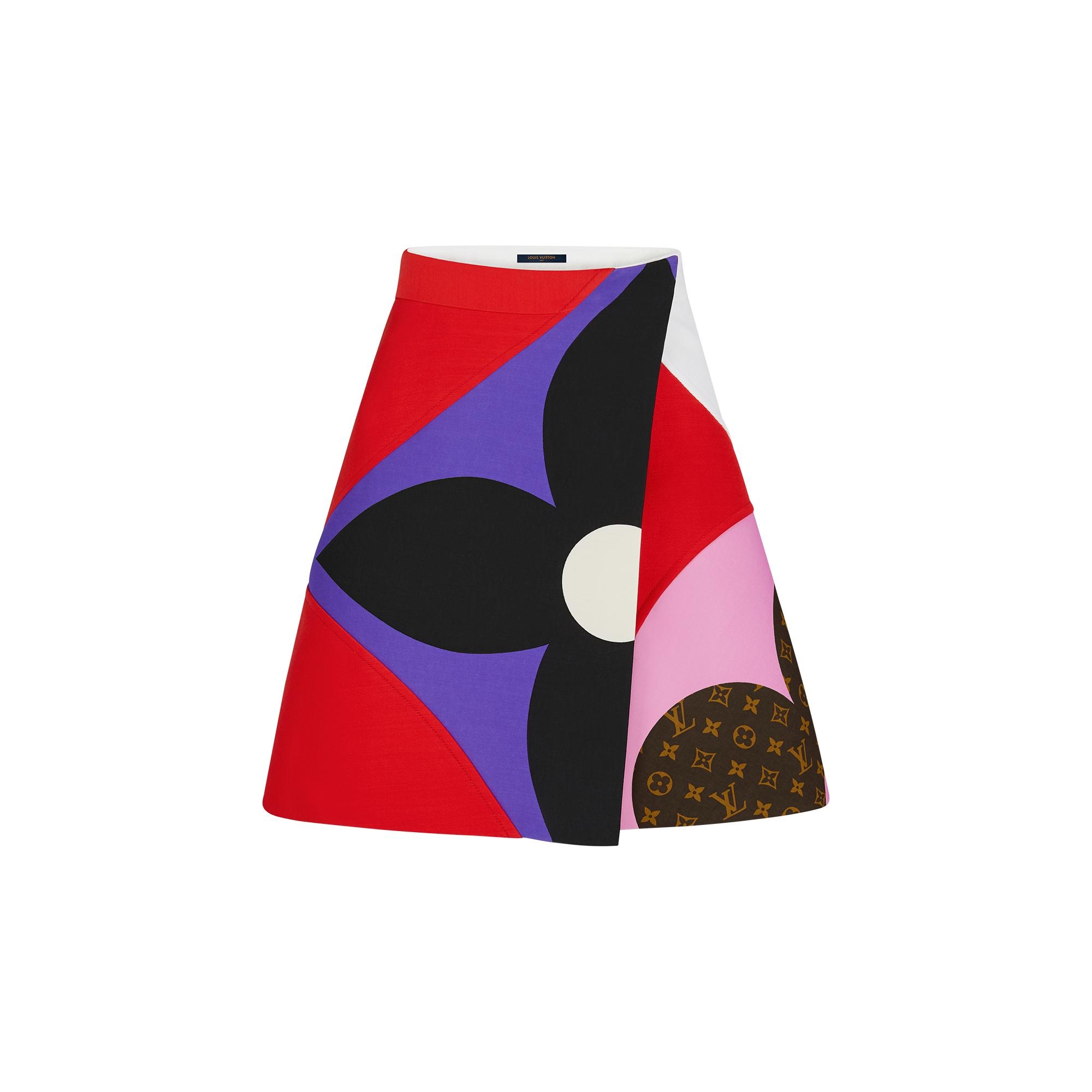 Game On Vibrant  A-Line Mini Wrap Skirt  - 1