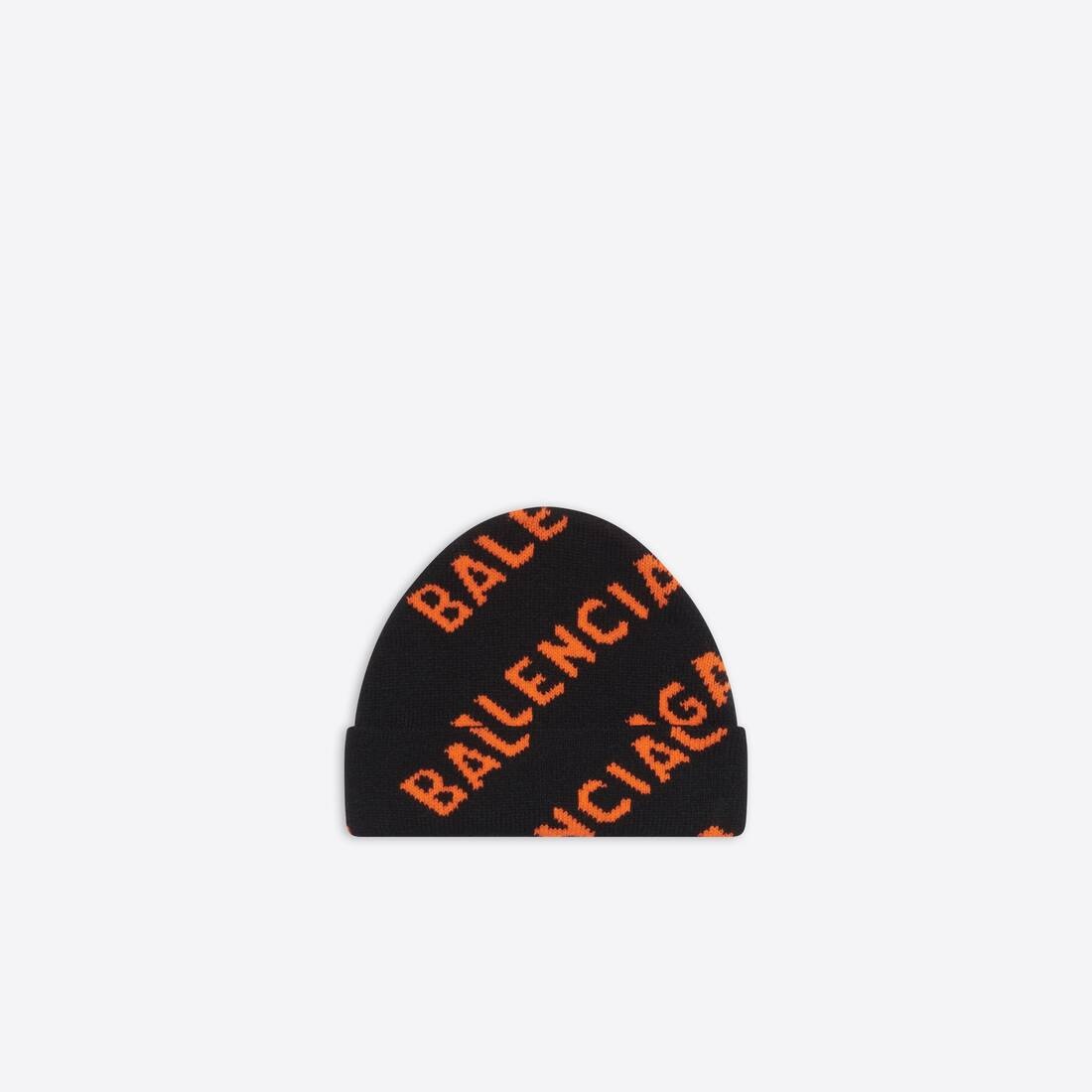 Women's Year Of The Tiger Allover Logo Beanie in Black - 1