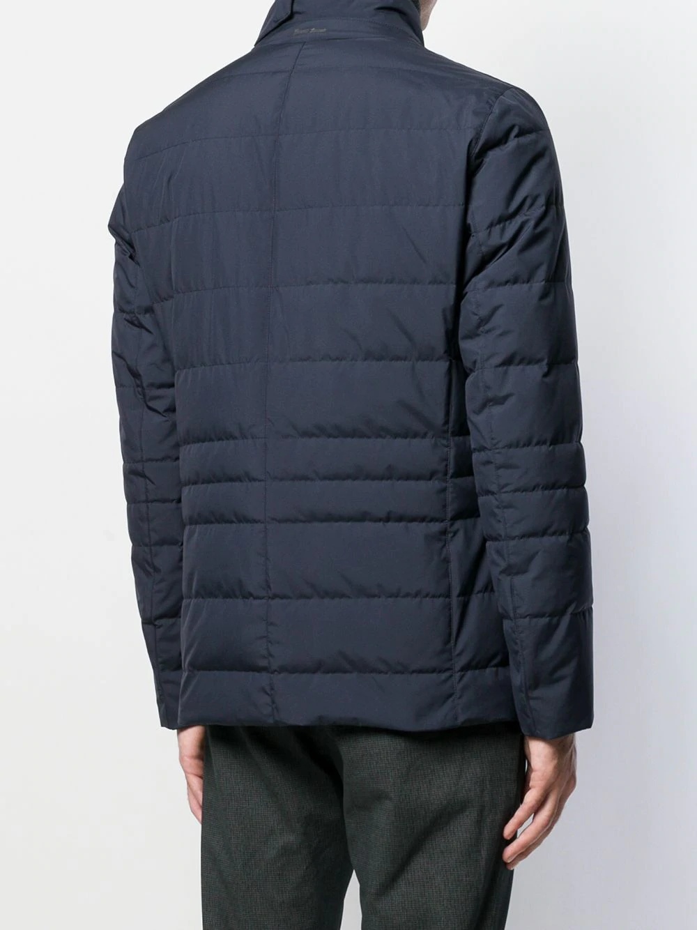 buttoned up padded jacket - 4