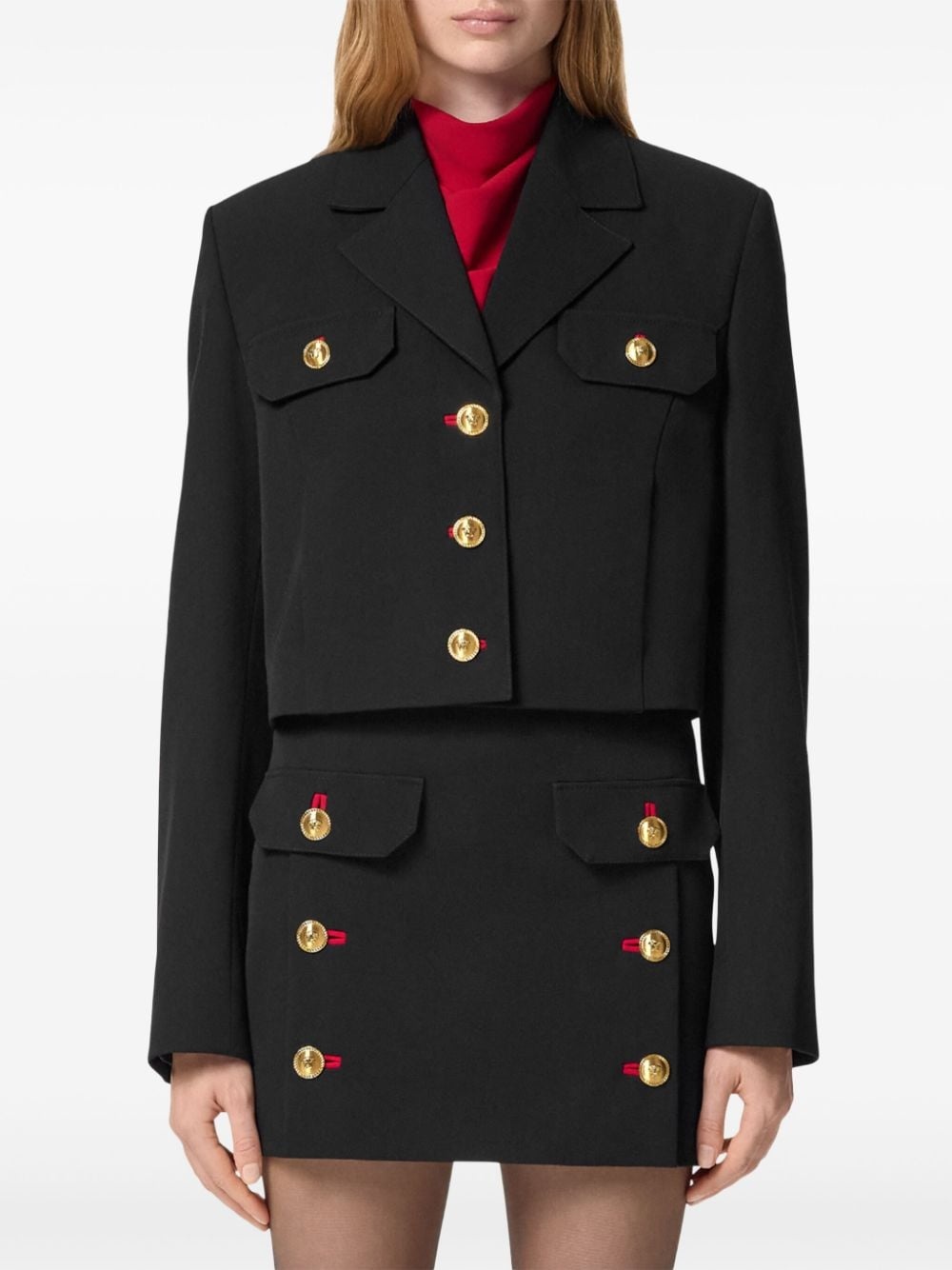 Uniform cropped jacket - 3