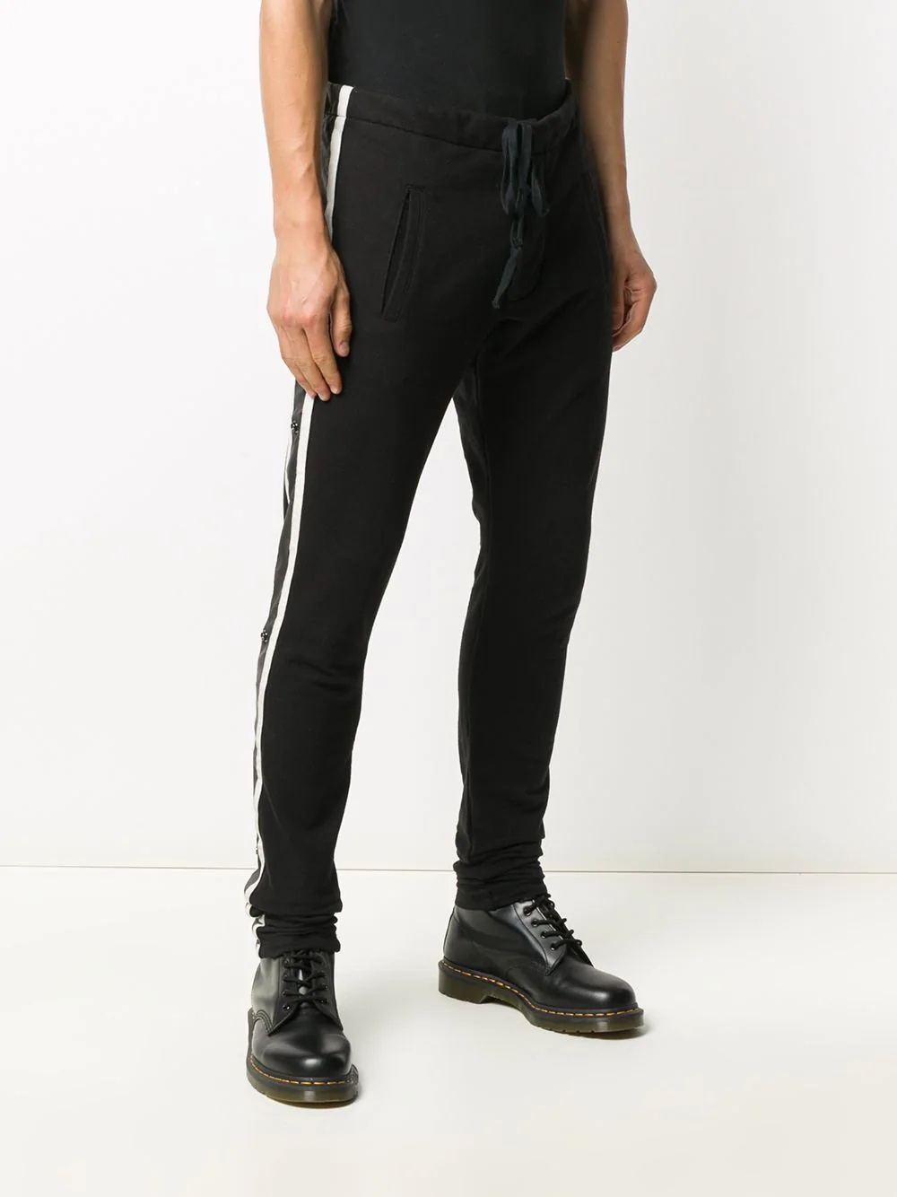 side stripe track pants  - 3