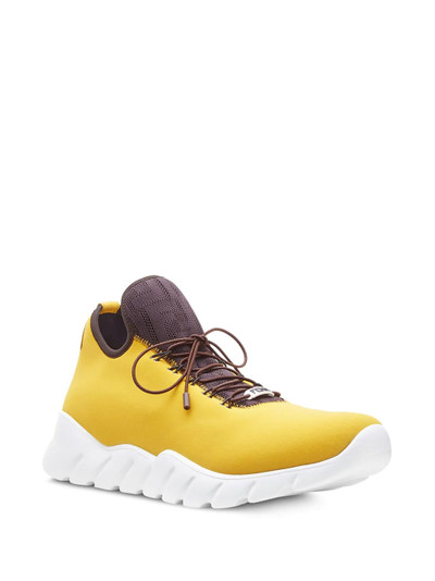 FENDI colour block FF motif sneakers outlook