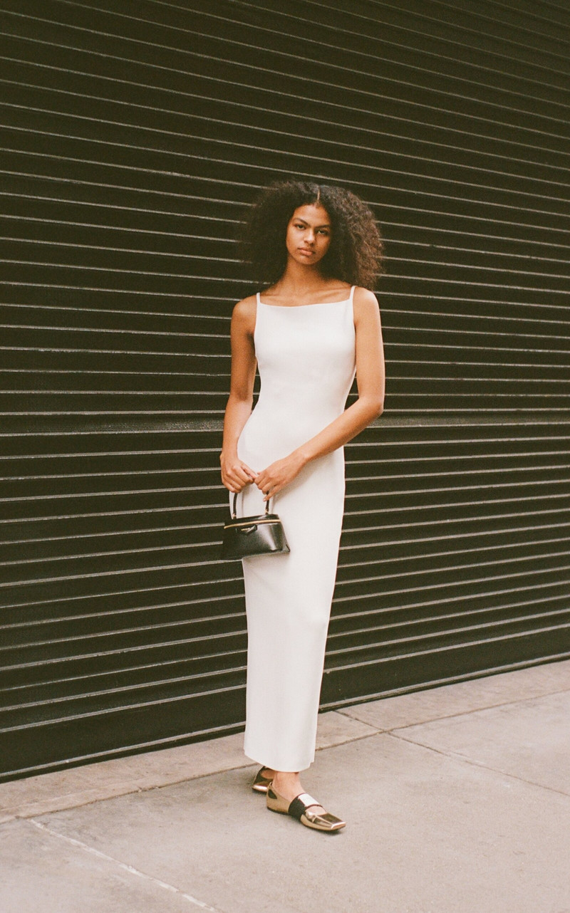 Givenchy Crepe Maxi Dress ivory outlook