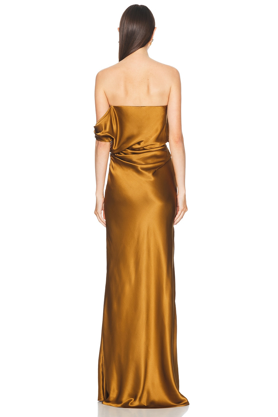 Strapless Arm Drape Gown - 4