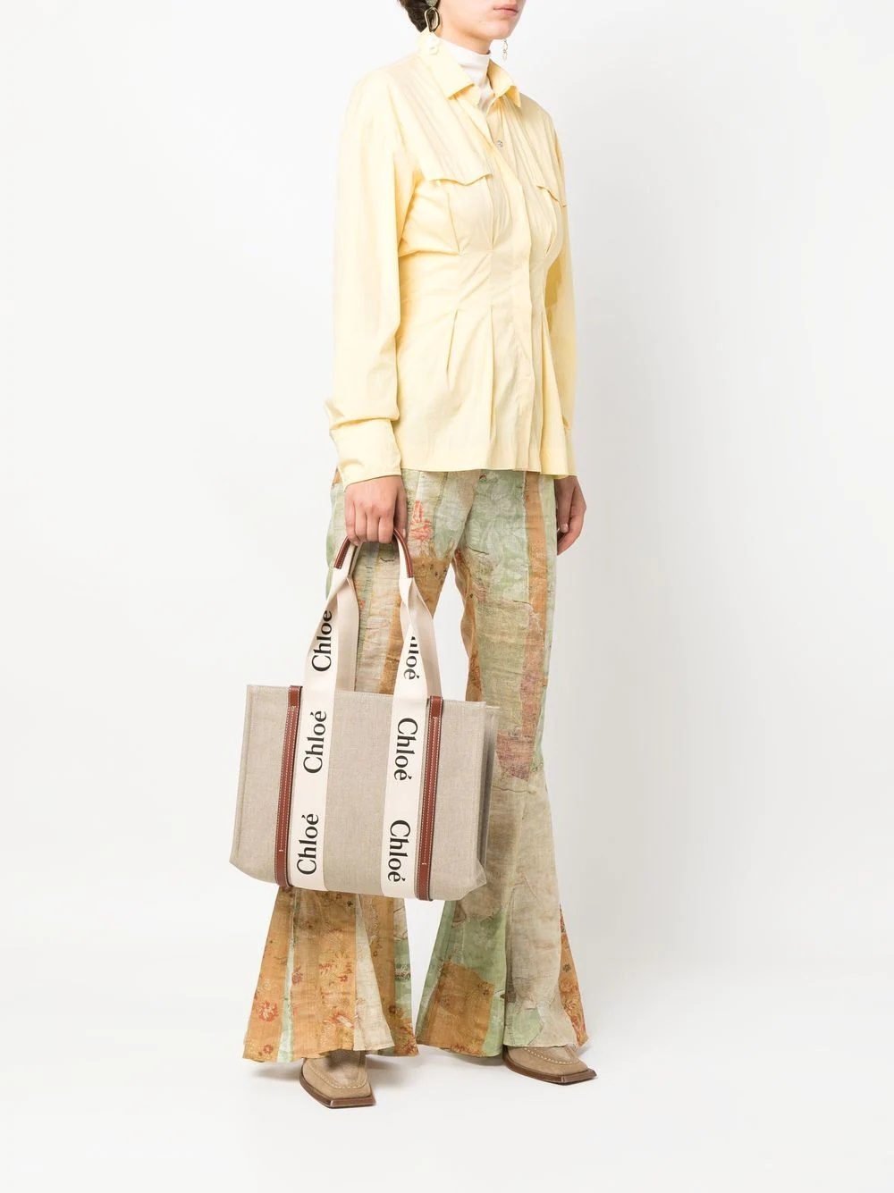 logo top-handle tote - 2