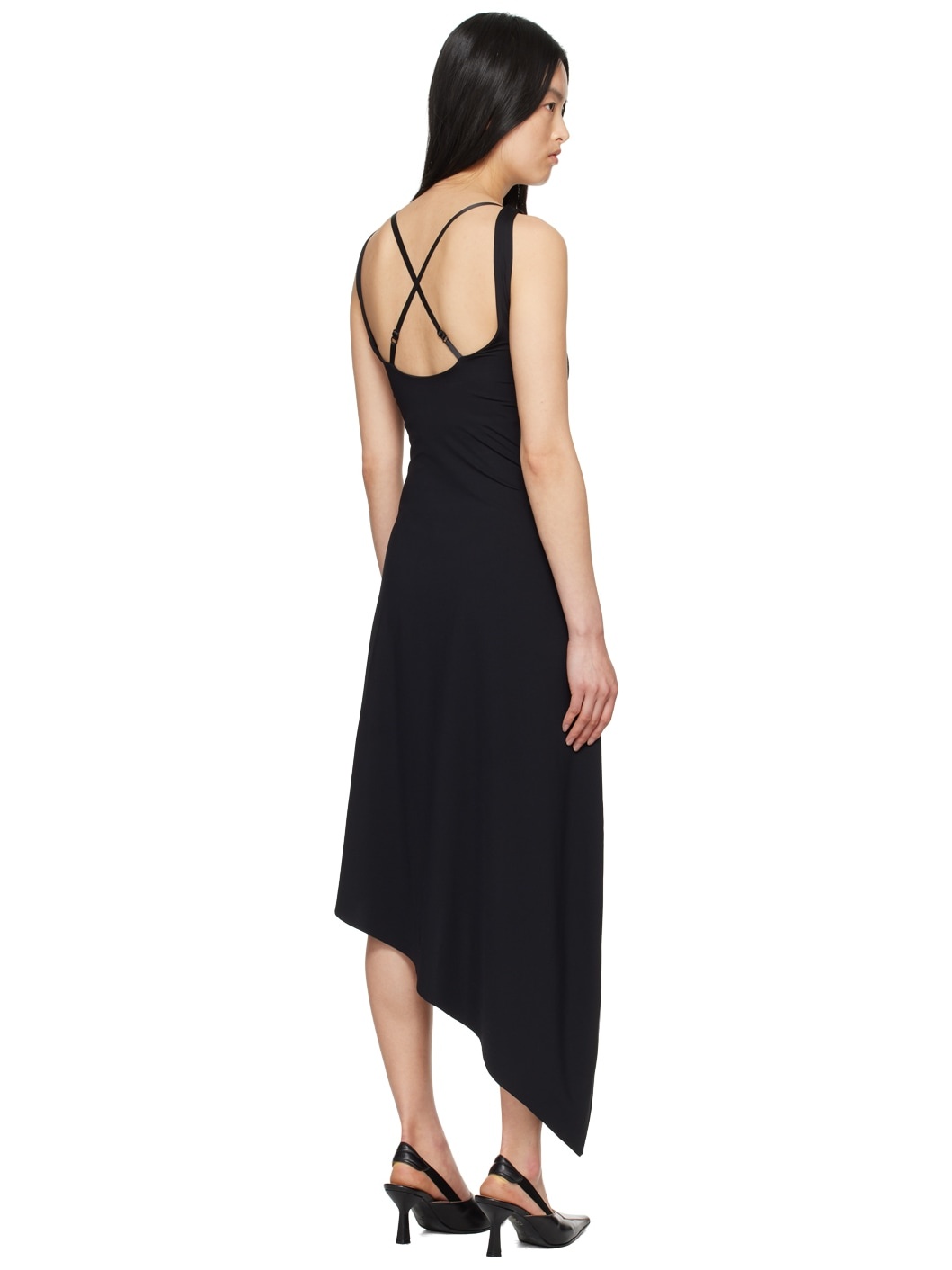 Black Hang Midi Dress - 3