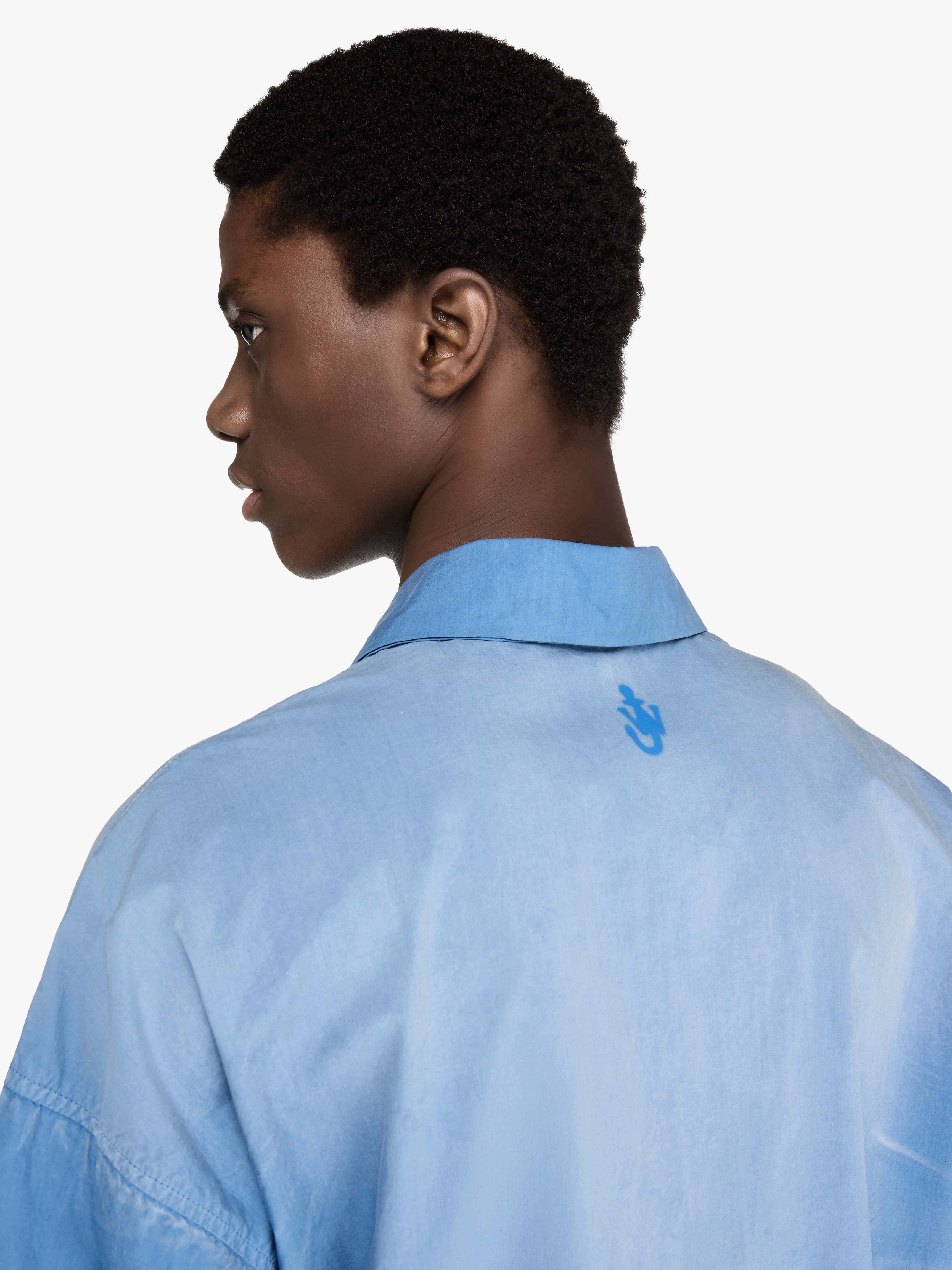 OVERSIZED LOGO EMBROIDERED POLO SHIRT - 6