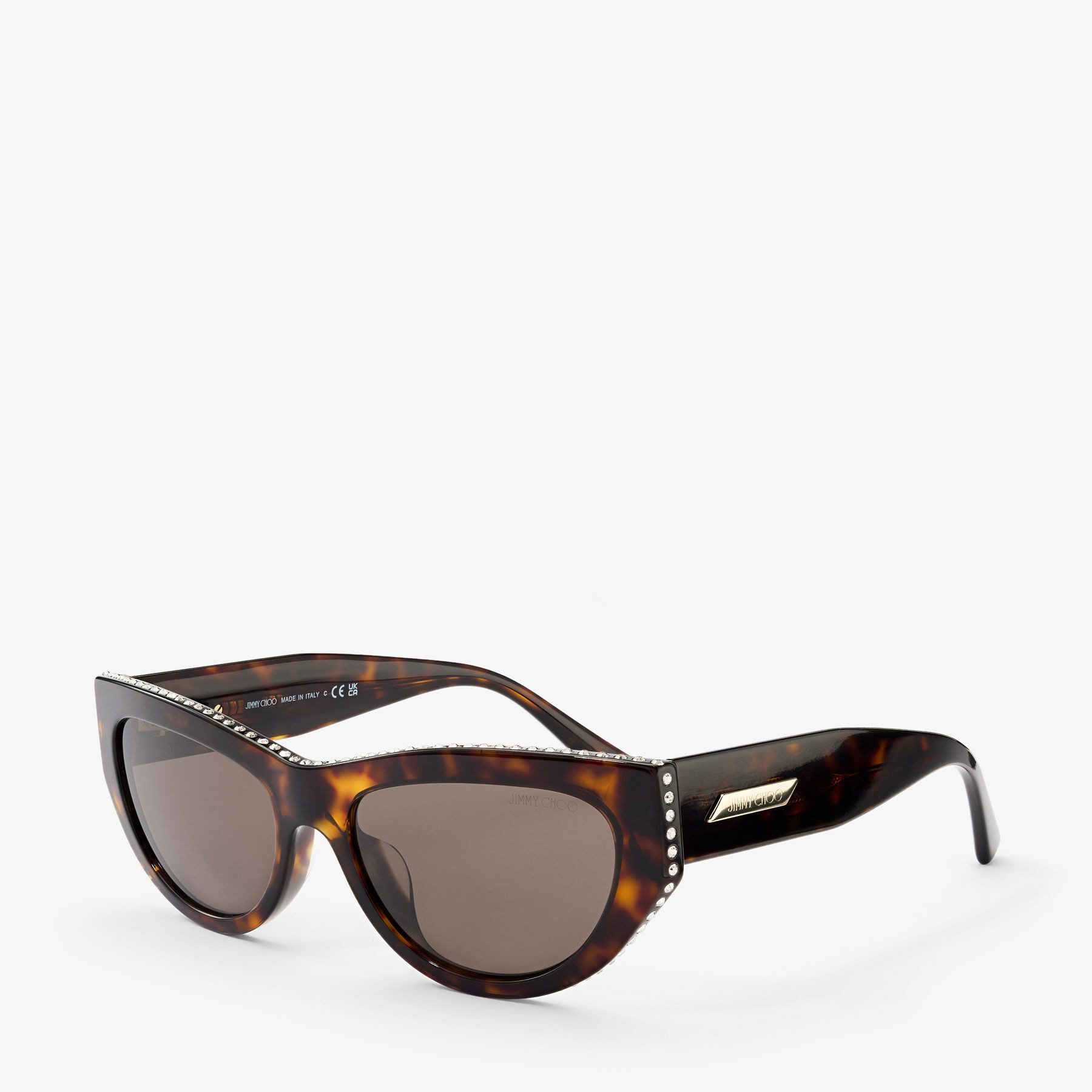 Vale 
Brown Havana Cat Eye Sunglasses - 2
