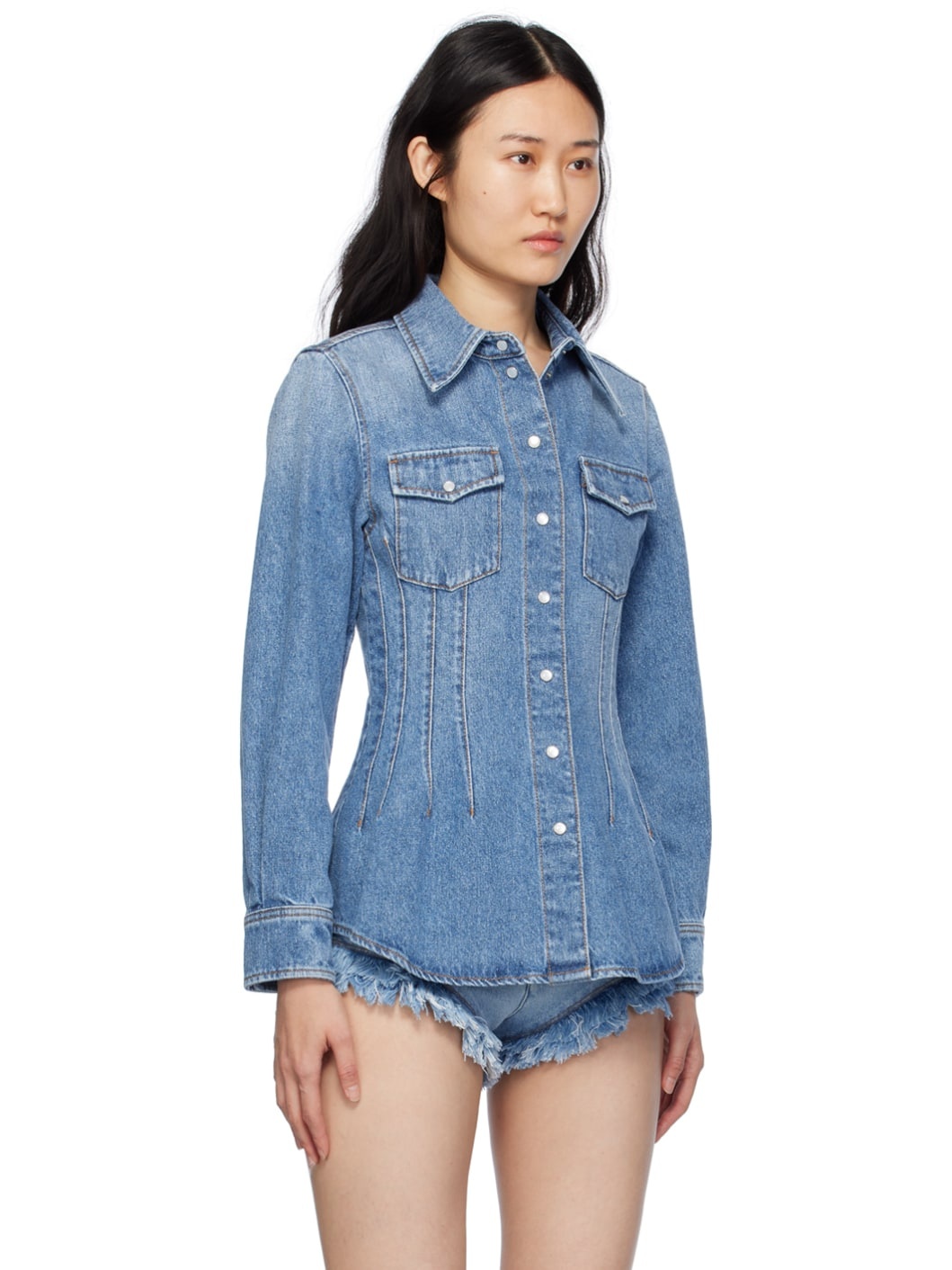 Blue Dart Denim Shirt - 2