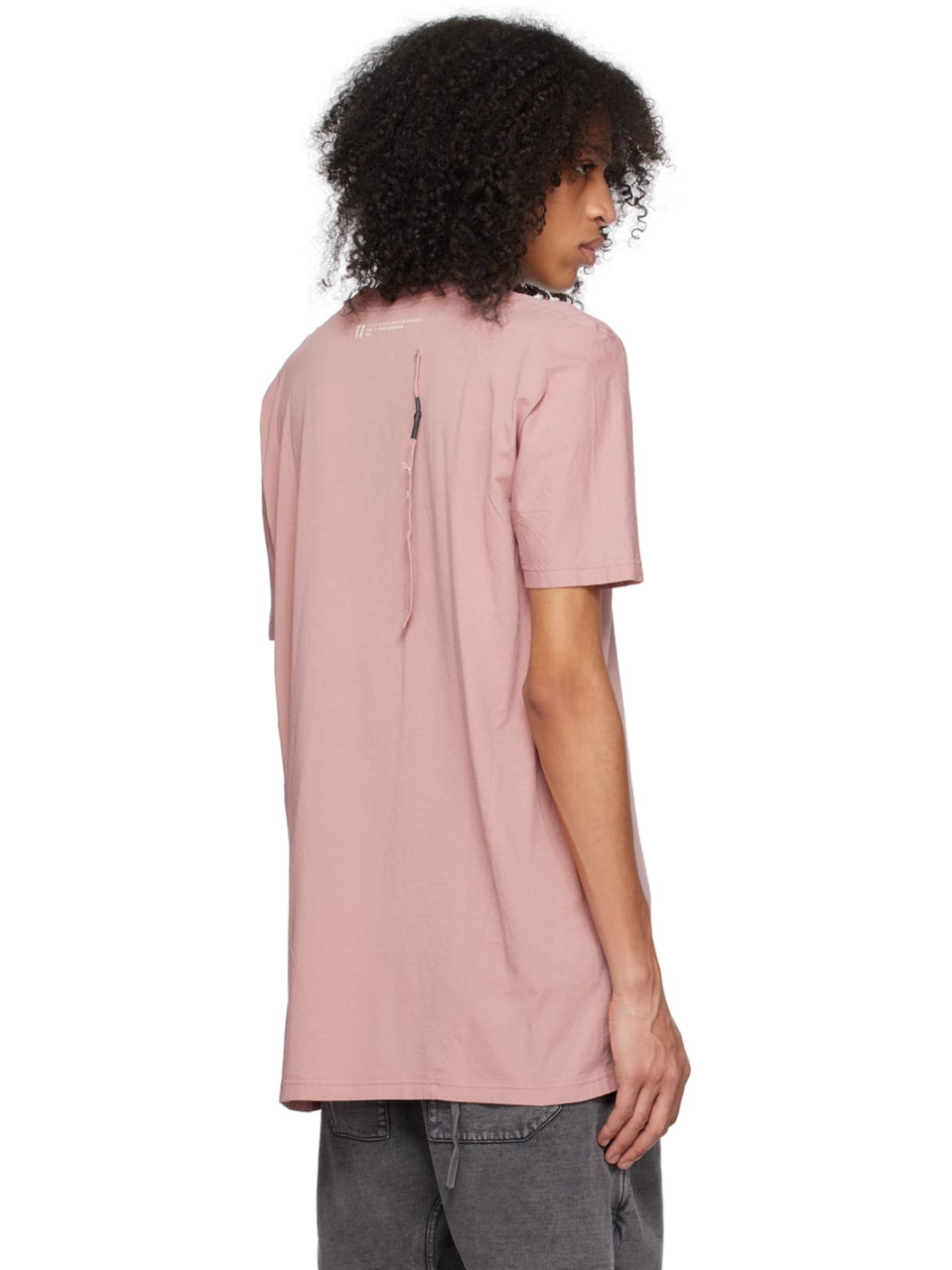 Pink Garment-Dyed T-Shirt - 3