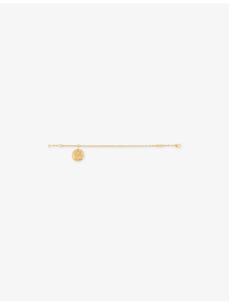 Zodiaque Medal Gemini 18ct Yellow-Gold Bracelet 4