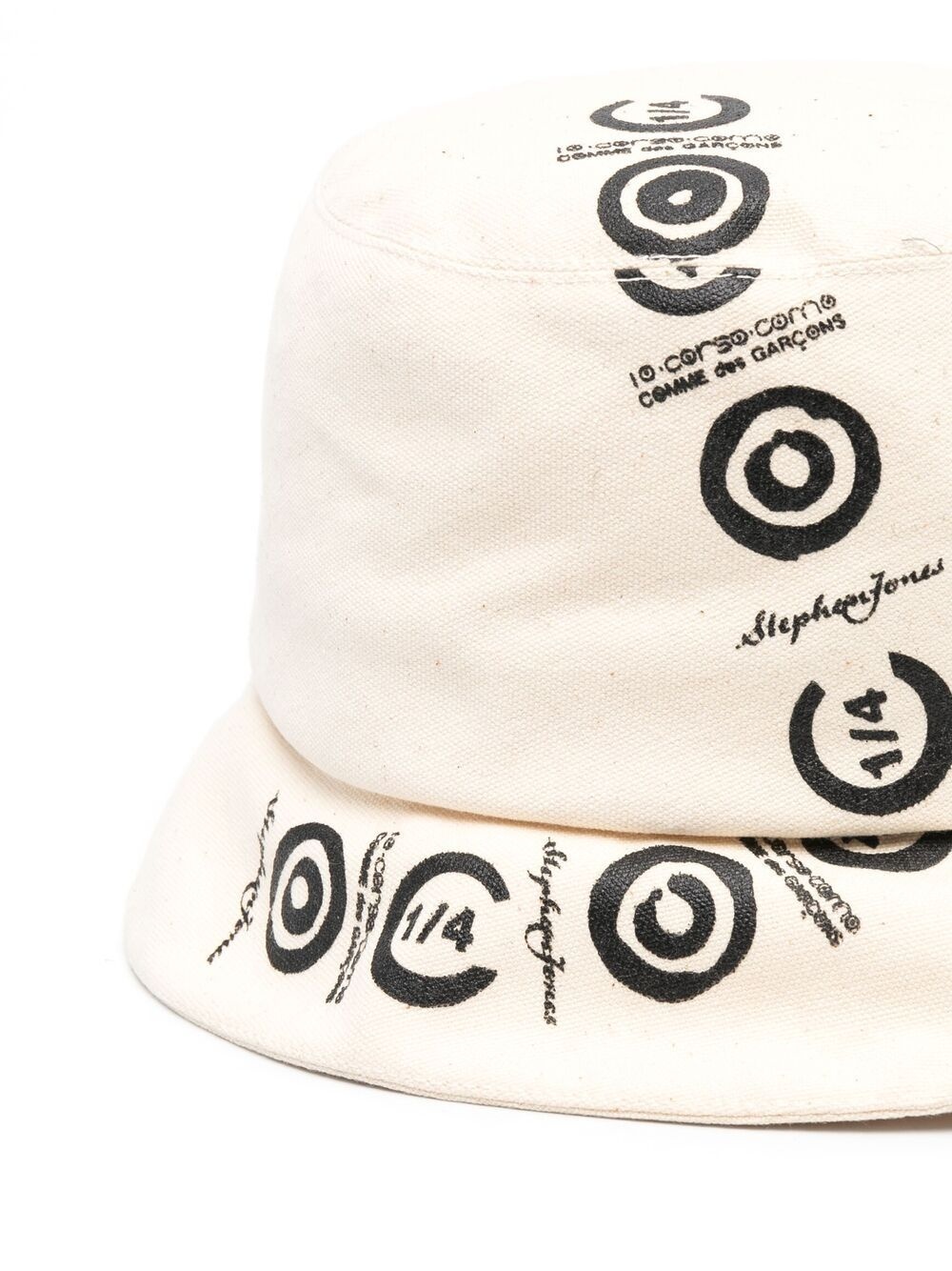 logo-print cotton bucket hat - 2