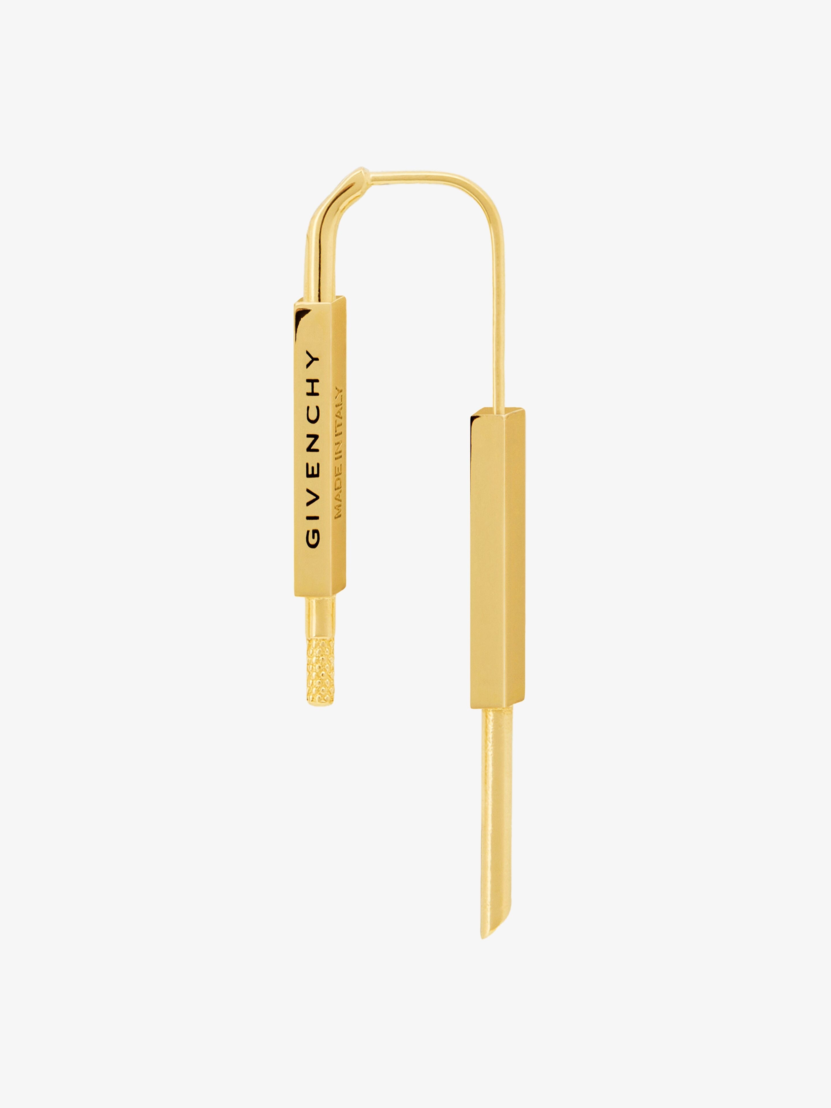 AMBUSH SMALL PADLOCK EARRING GOLD NO COLOR