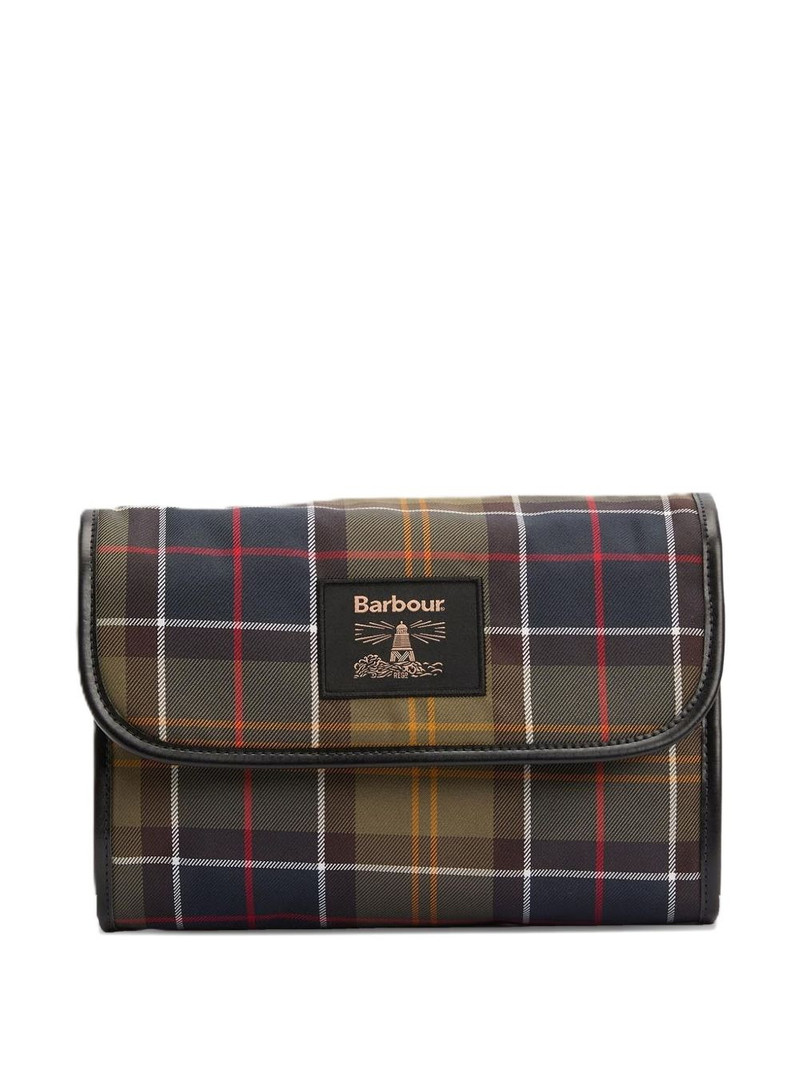 tartan-plaid clutch bag 1