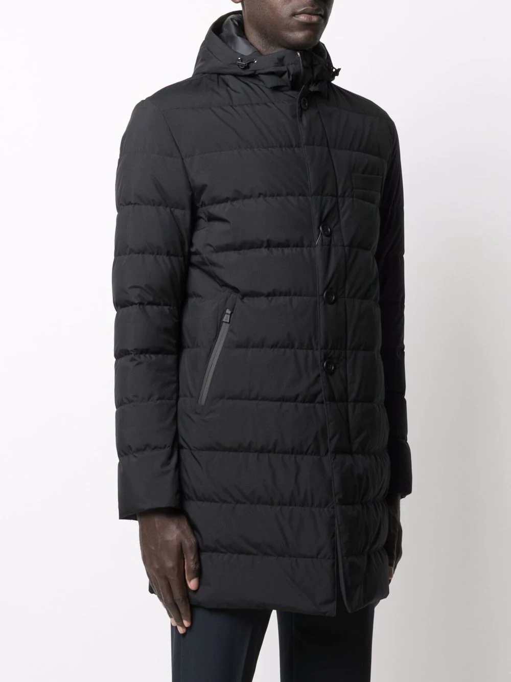 padded hooded coat - 3