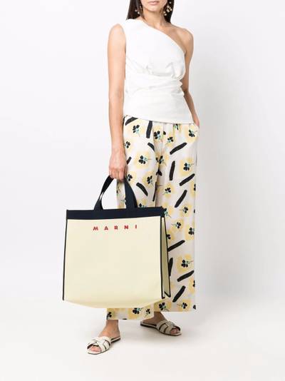 Marni logo-print tote bag outlook