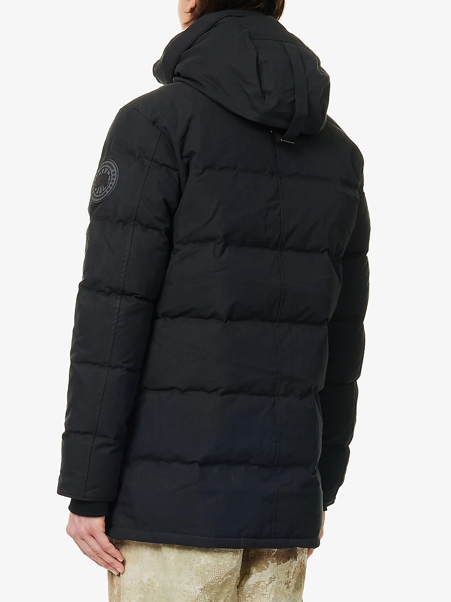 Carson brand-patch regular-fit cotton-blend jacket - 4